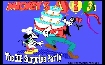 Mickey's 123's - The Big Surprise Party_Disk1-Amiga